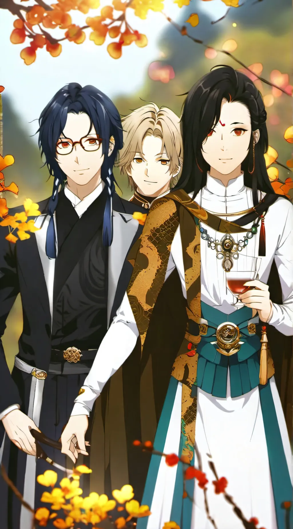 ai character: Pro heroes mean background