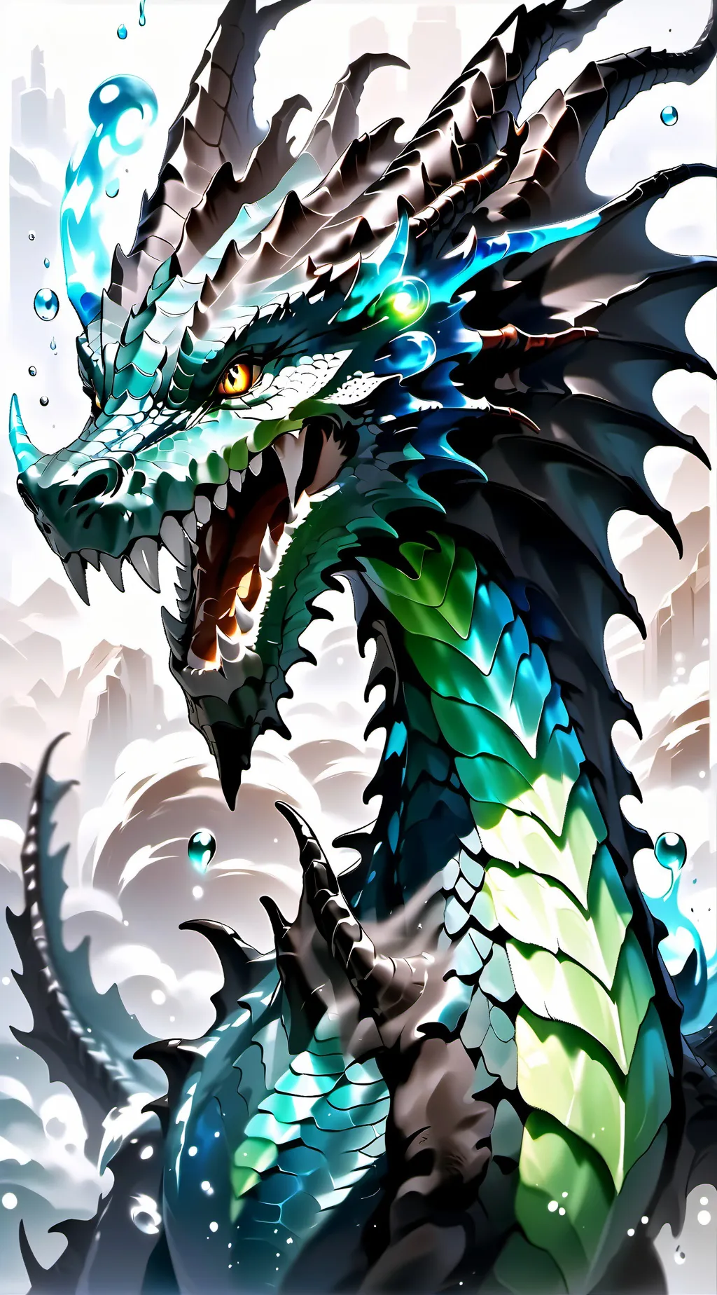 ai character: avengers and drago background