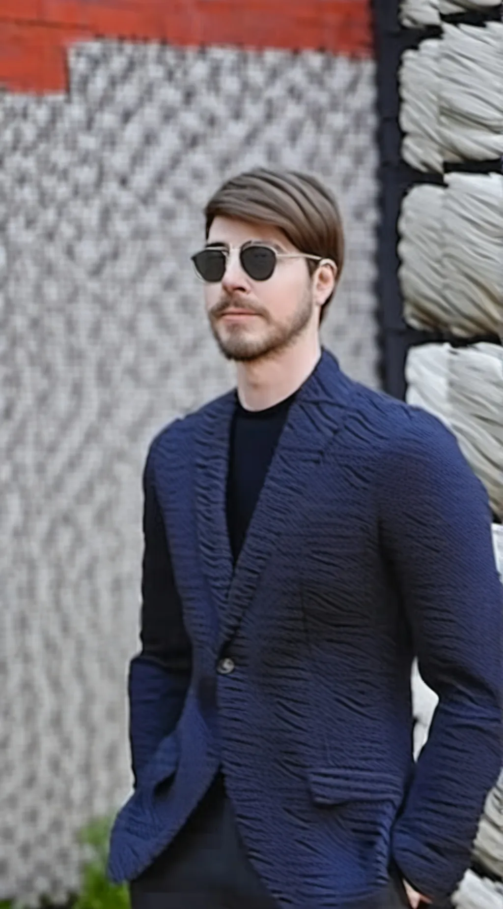 ai character: Mr beast  background