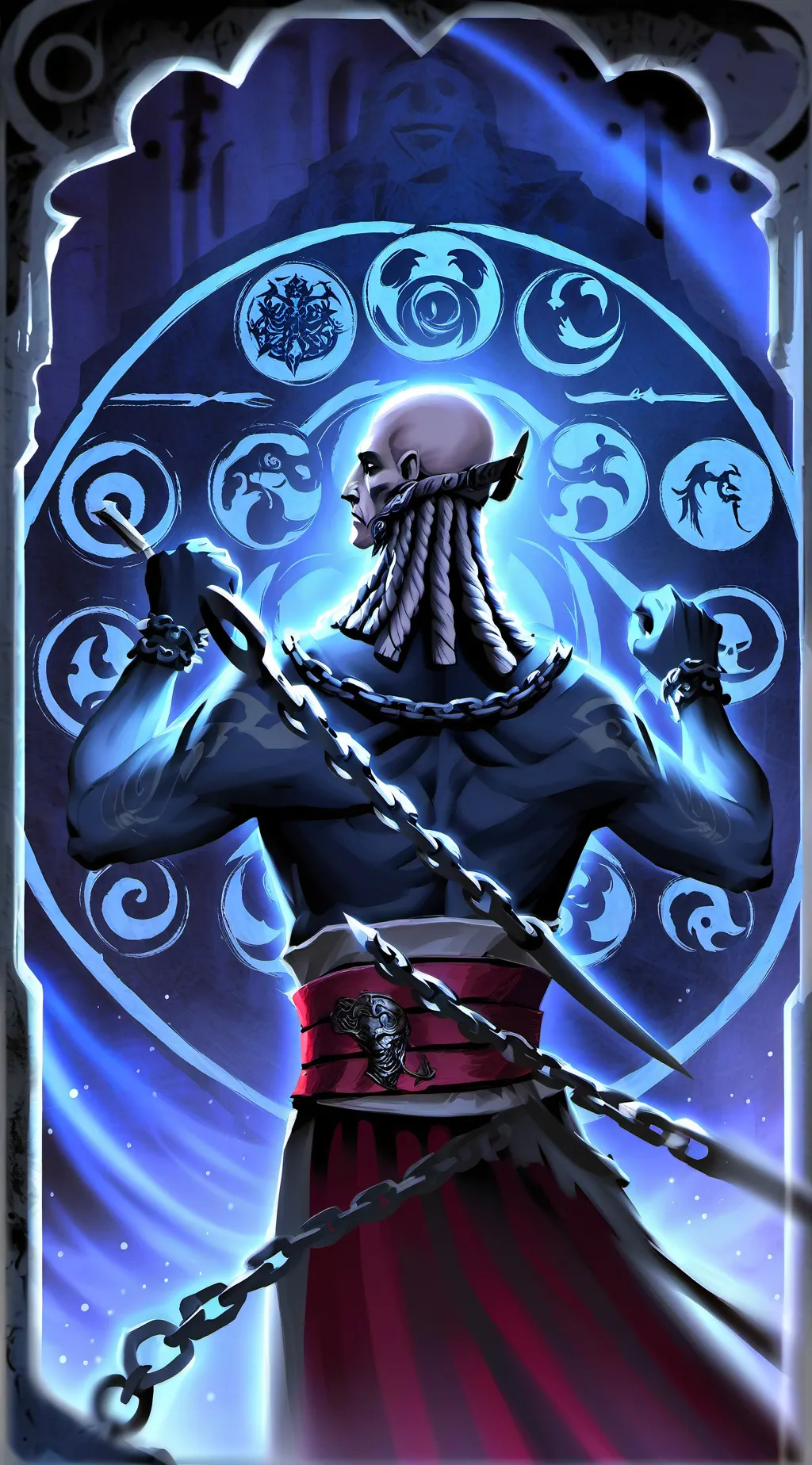 ai character: d157 vs kratos background