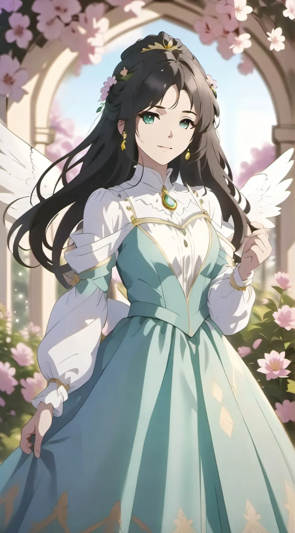 ai character: princess  background