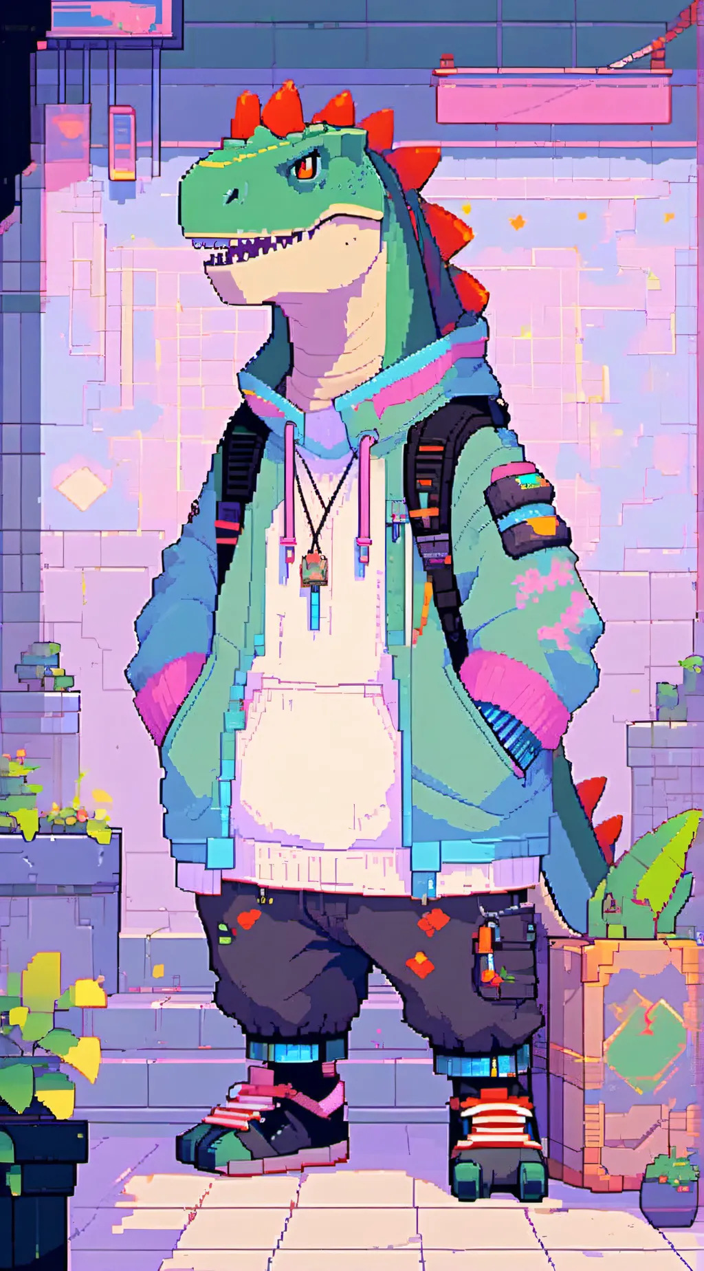 ai character: ty background