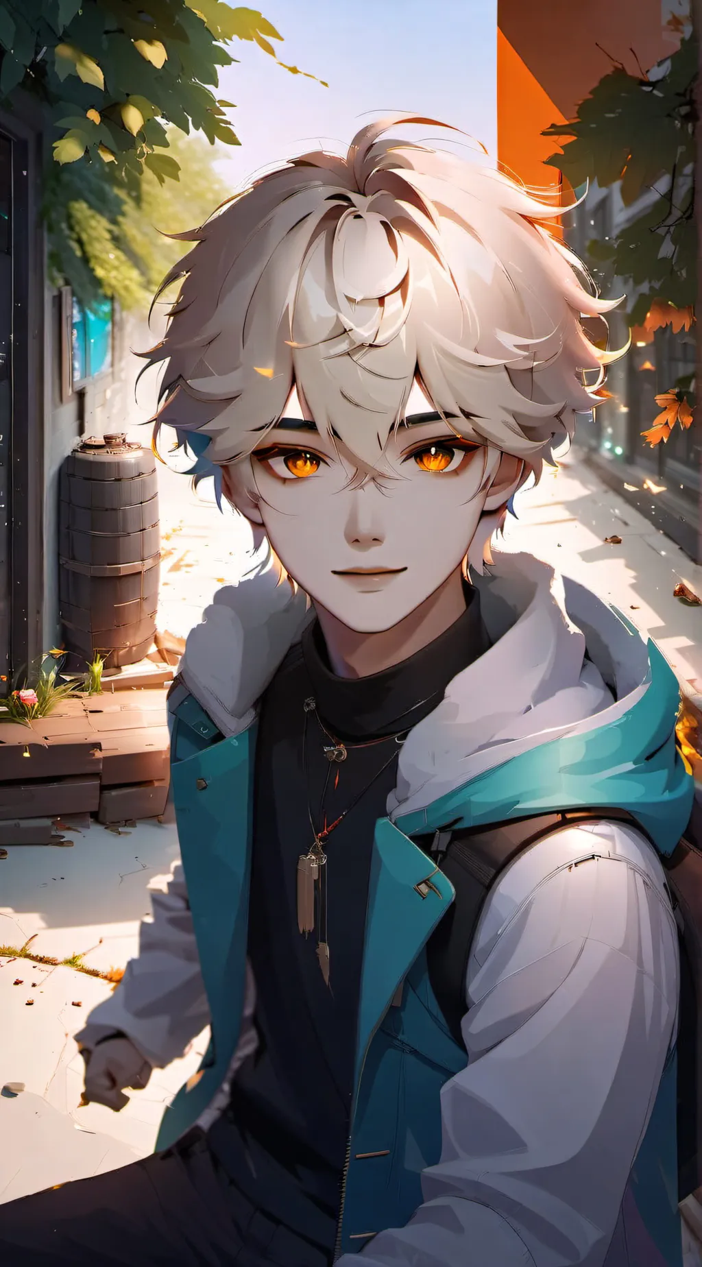 ai character: Jaden  background