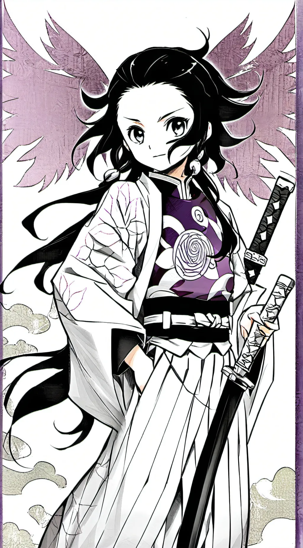 ai character: hashira background