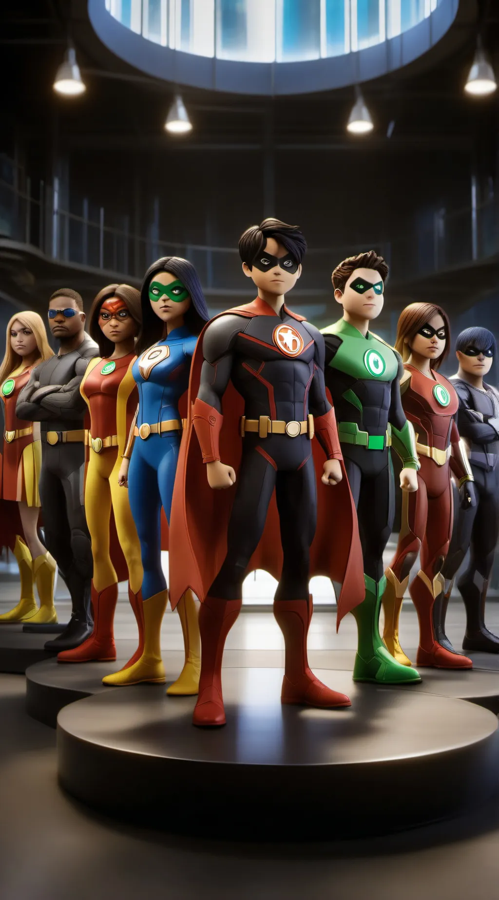 ai character: Teen titans background