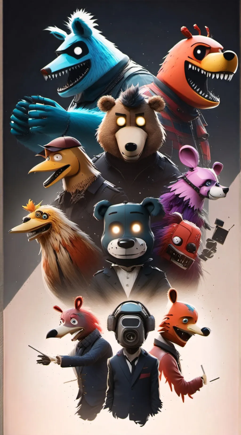 ai character: FNAF S/B background