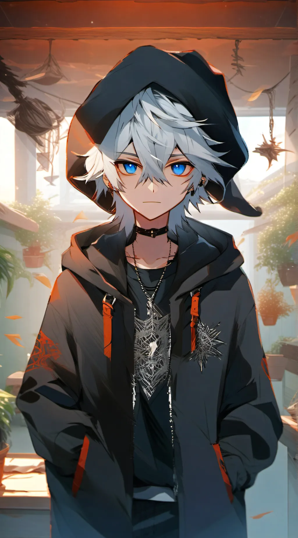 ai character: Leo background