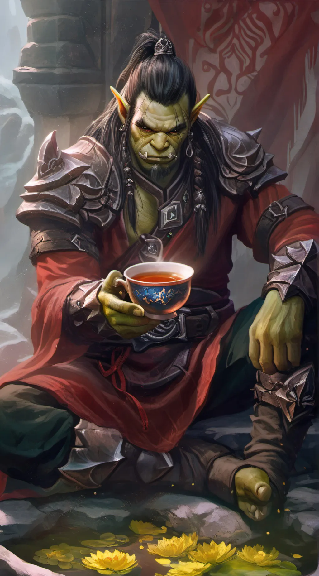 ai character: Morsha background