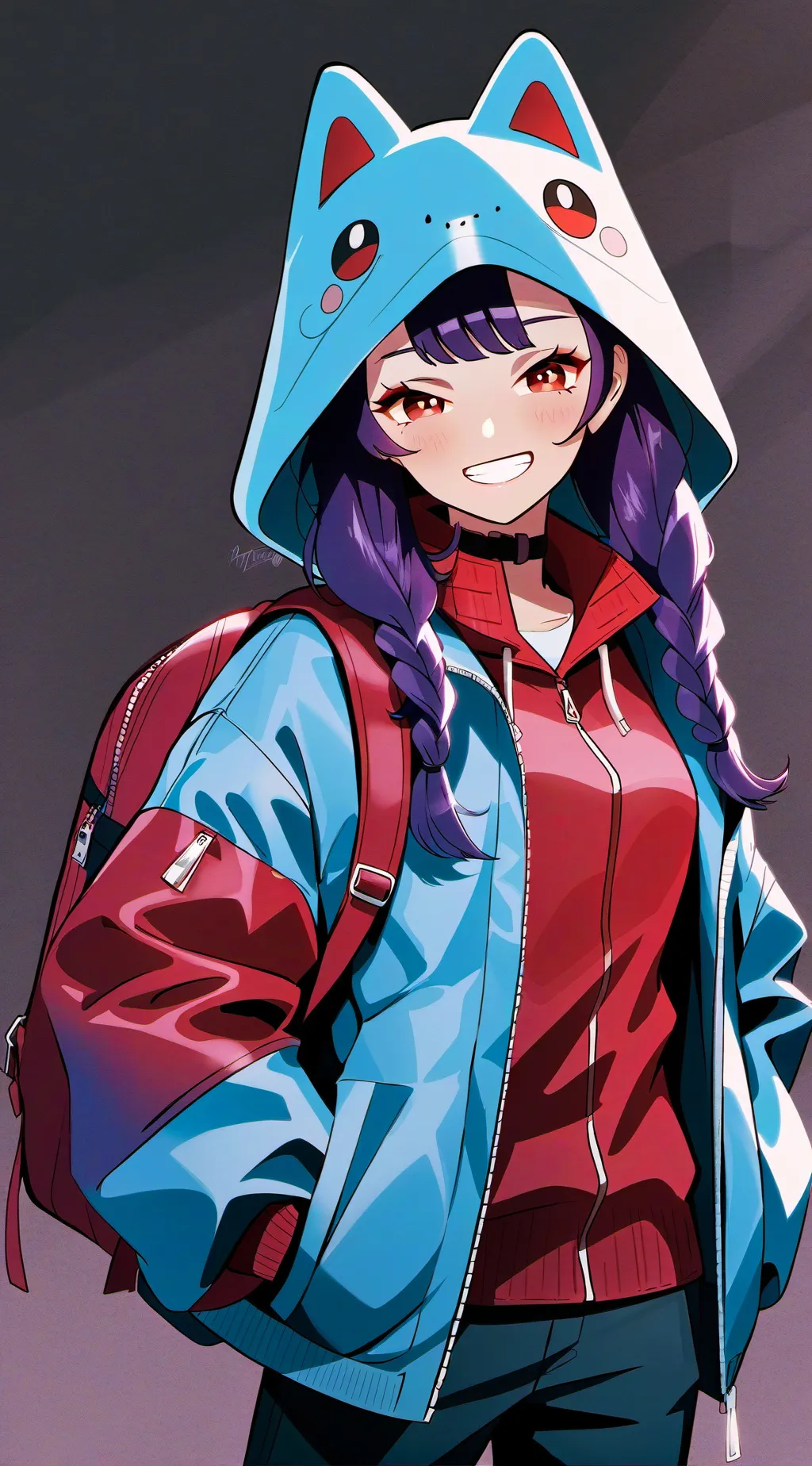 ai character: Suzie Jenifer  background