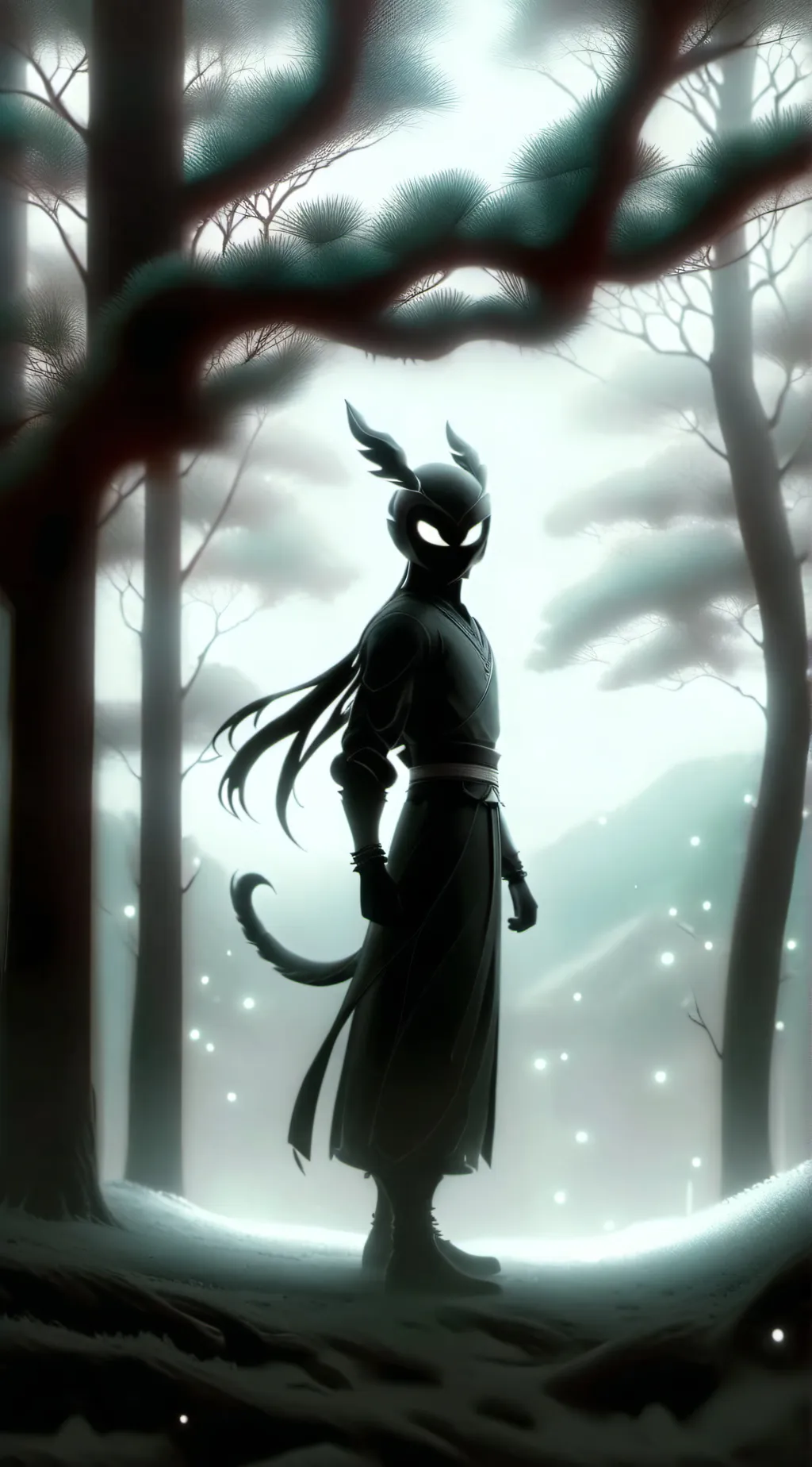 ai character: Demon slayer background