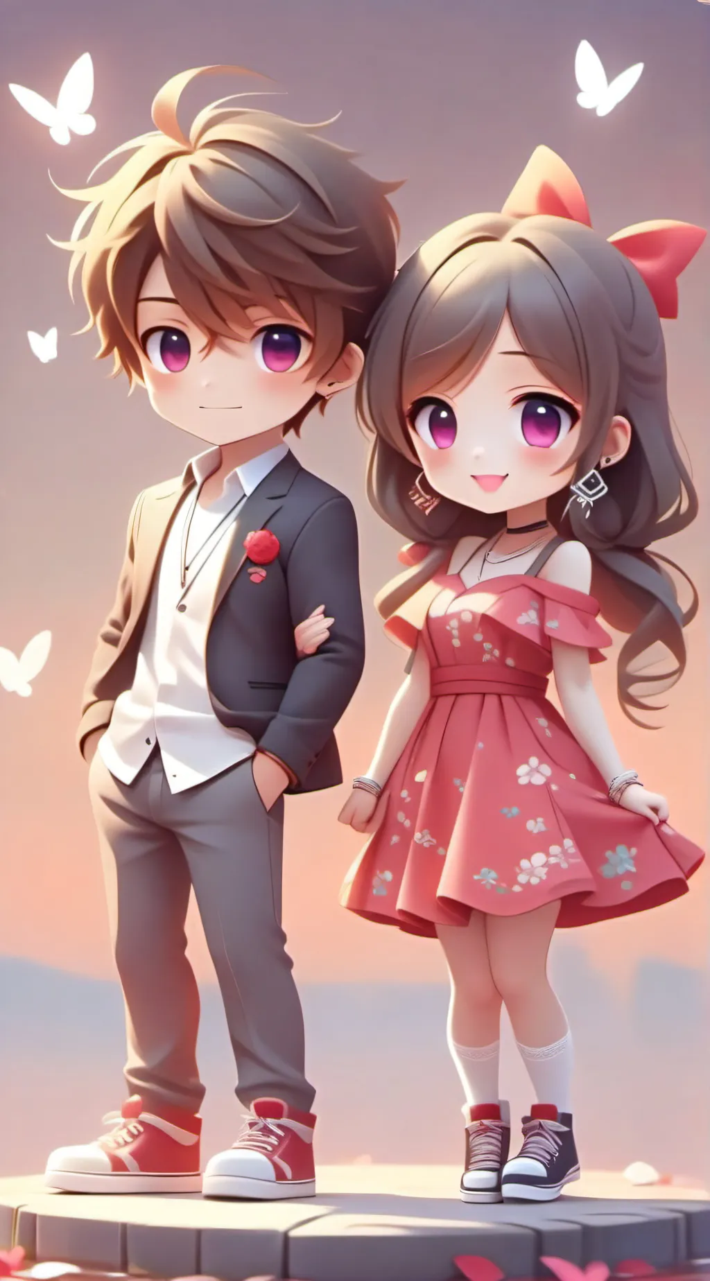 ai character: ❤ian❤ background