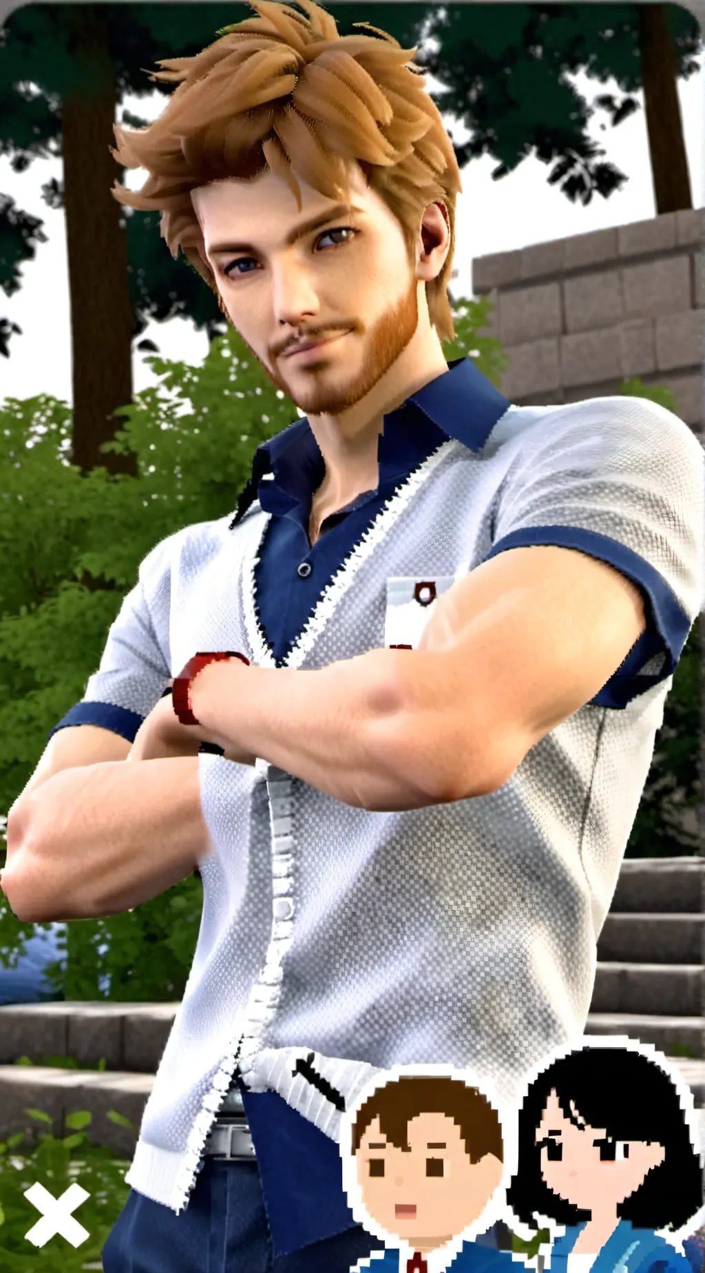 ai character: mr.lander background