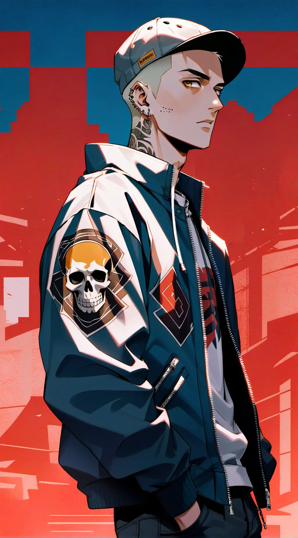 ai character: slim shady  background