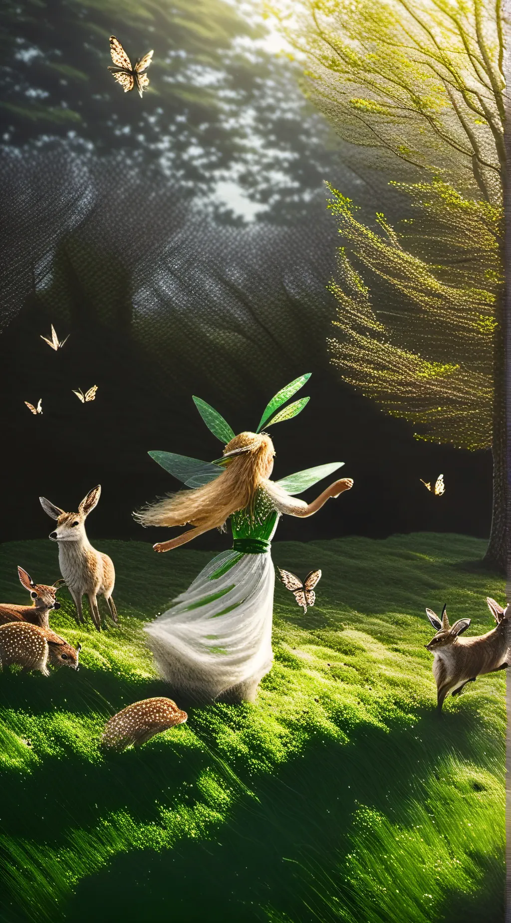 ai character: •Fantasy Hill• background