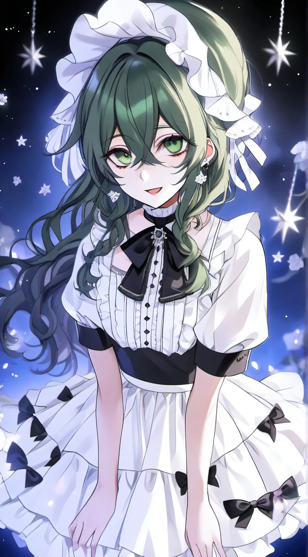 ai character: female deku background