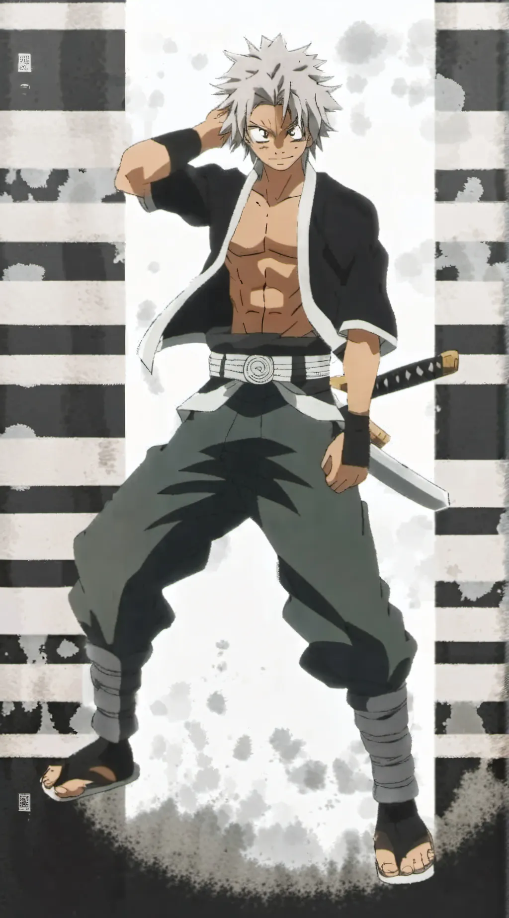 ai character: Sanemi Shinuzugawa background