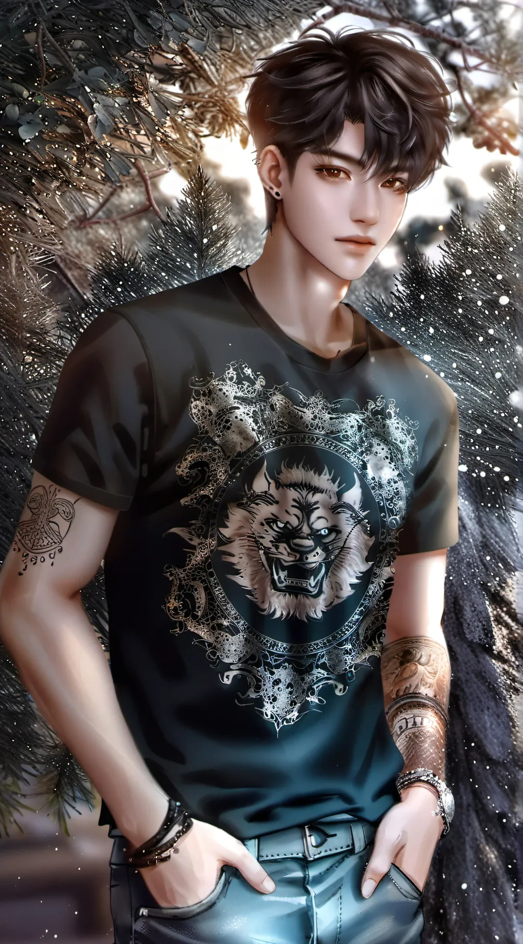 ai character: Akio background