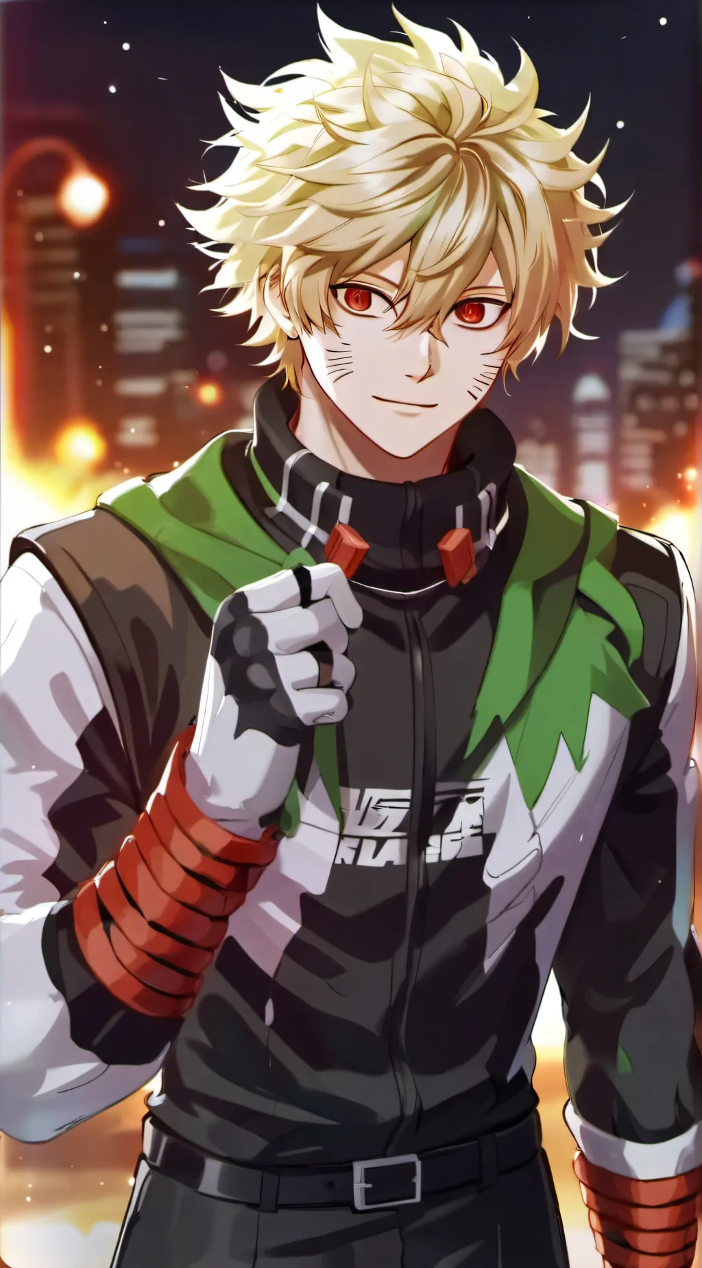 ai character: Bakugo background