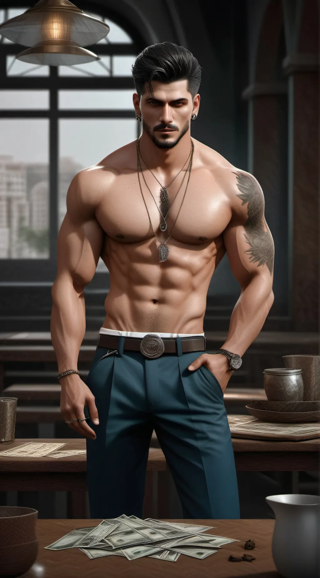ai character: josh background