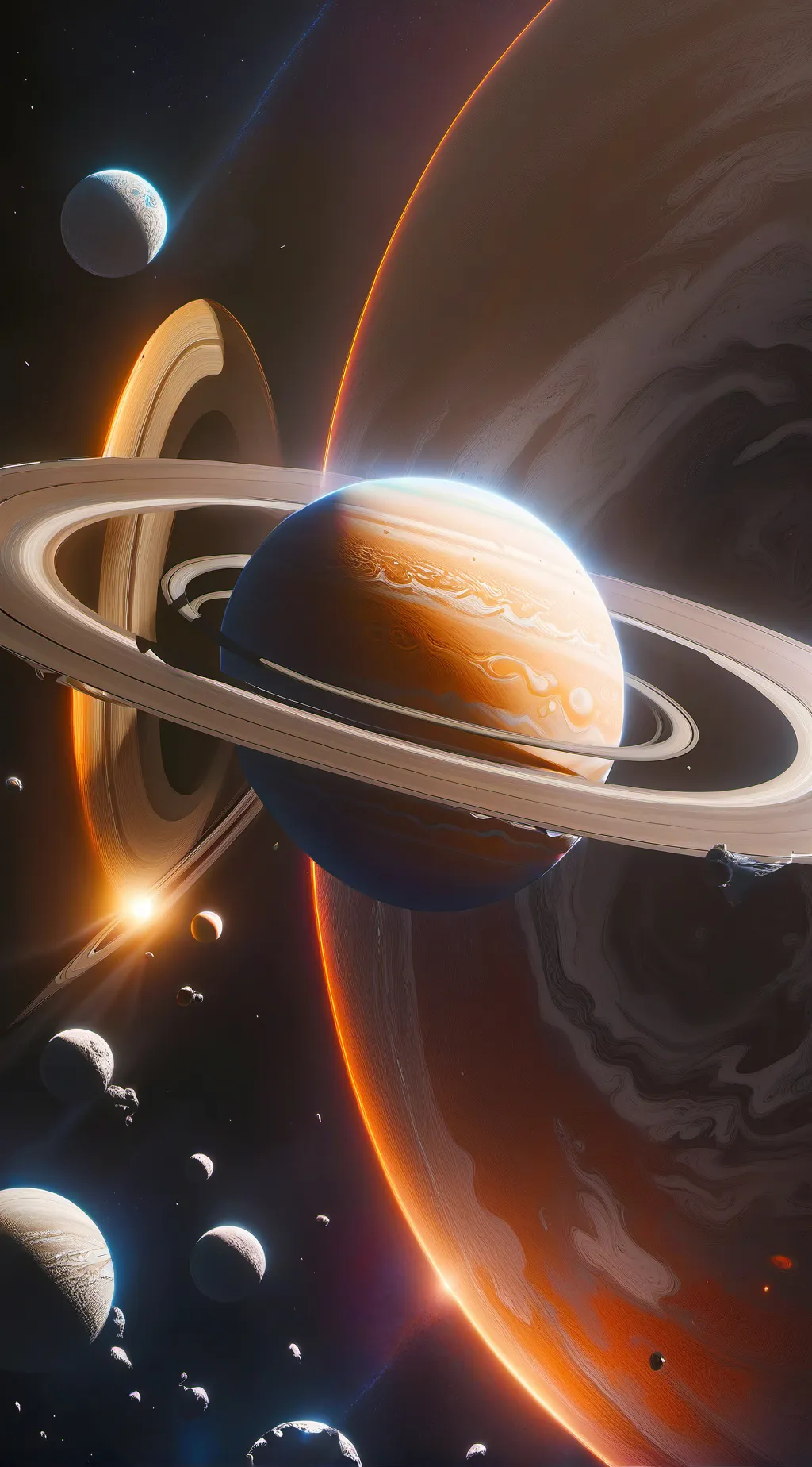 ai character: Saturn background