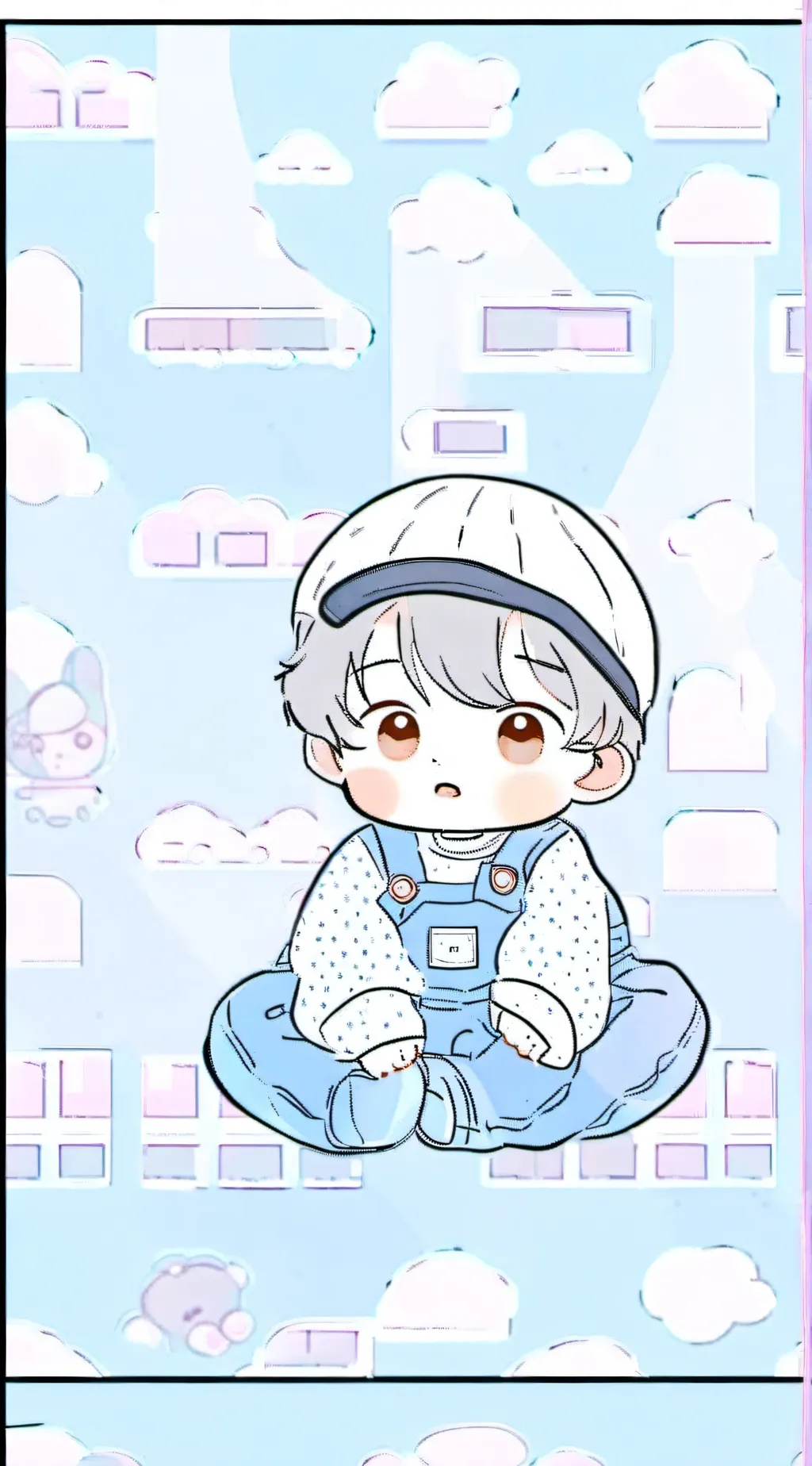 ai character: adam baby background