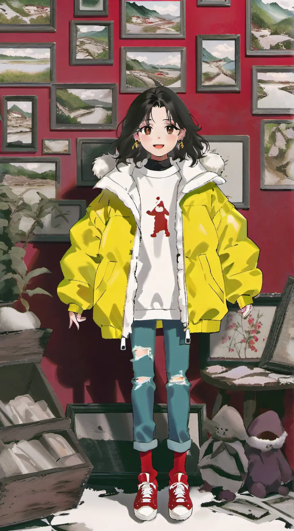 ai character: Grace background