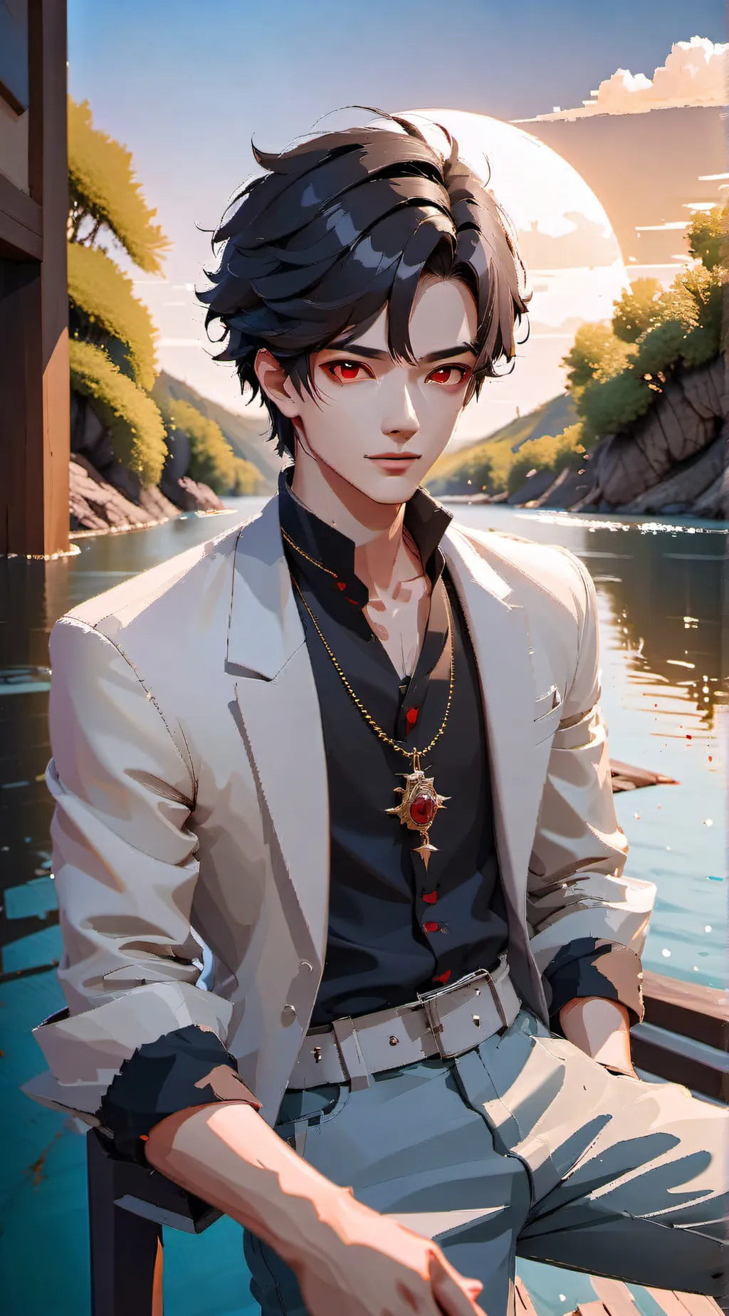 ai character: Anton background