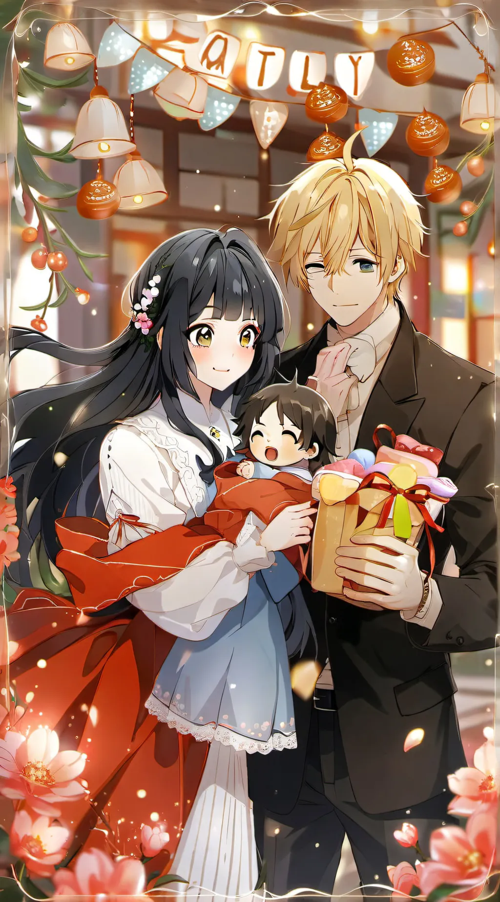 ai character: Hated child gacha background