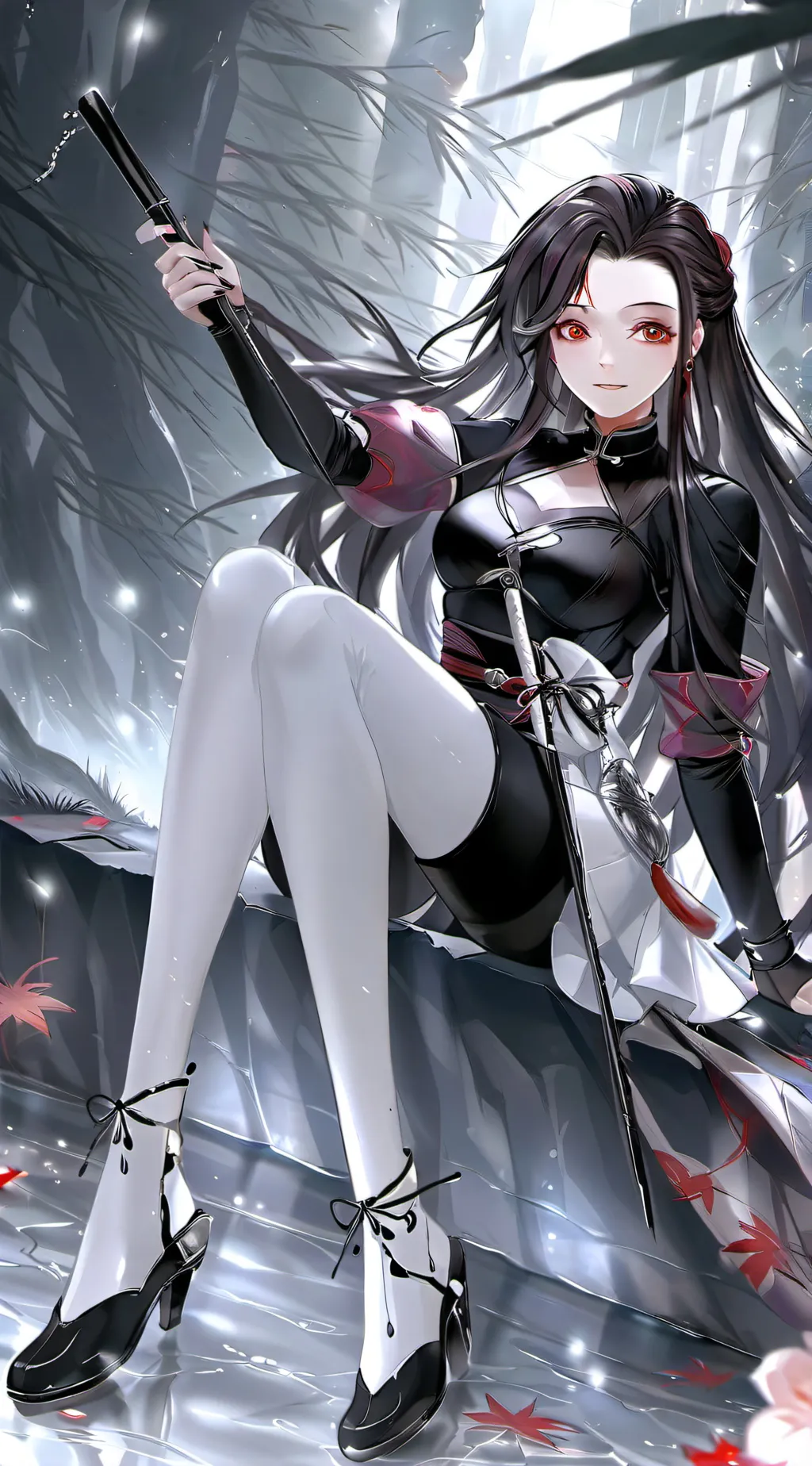 ai character: Nezuko  background