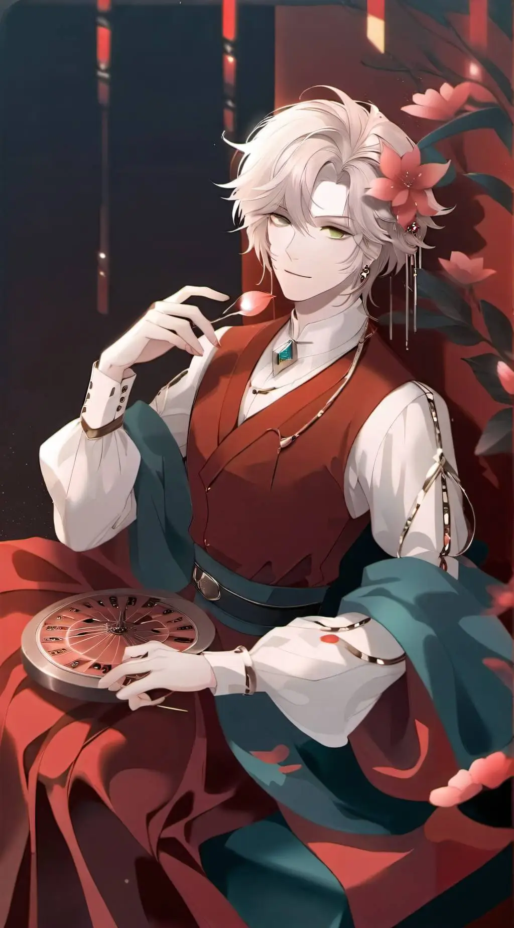 ai character: Douma upper 2 background