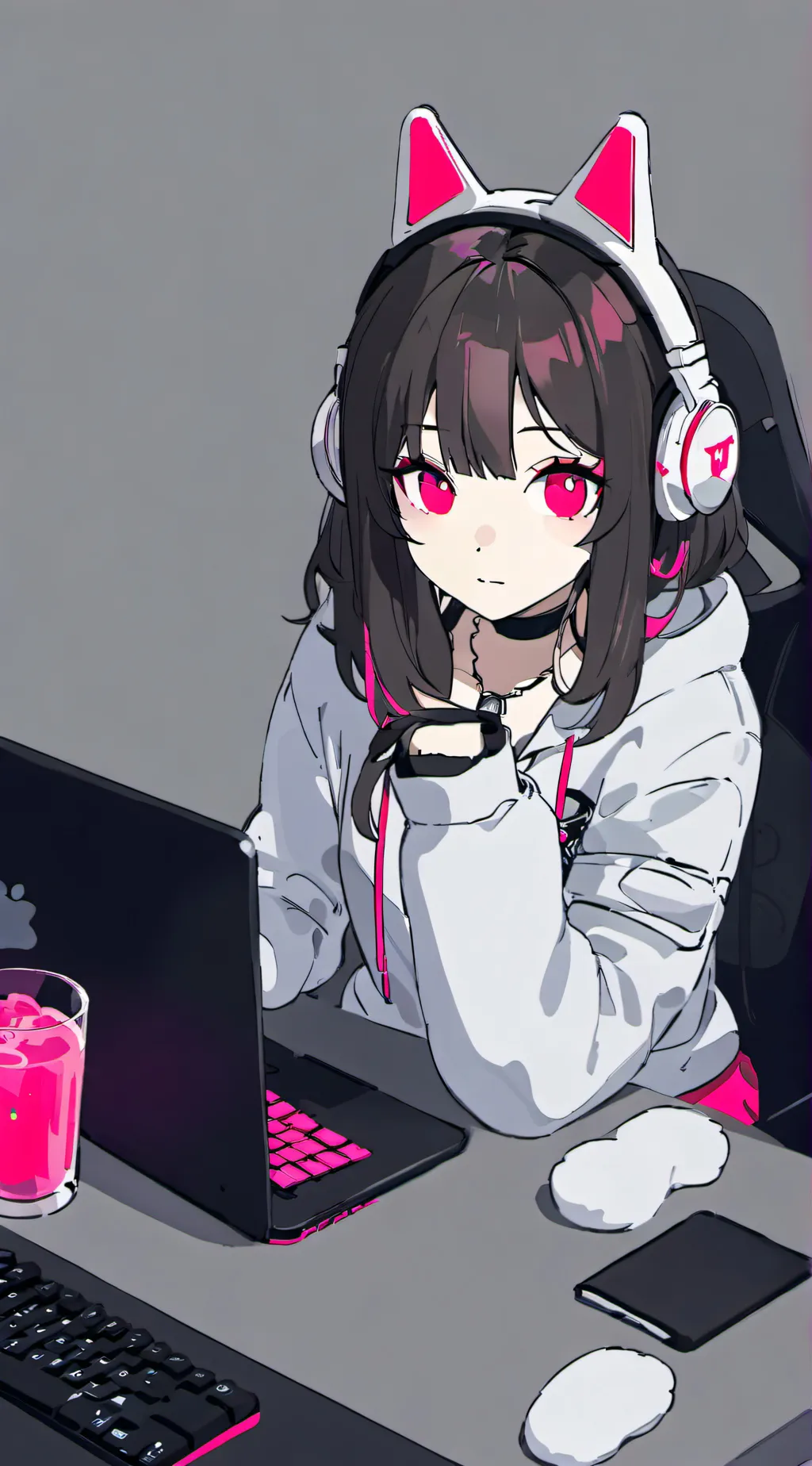 ai character: Luna background