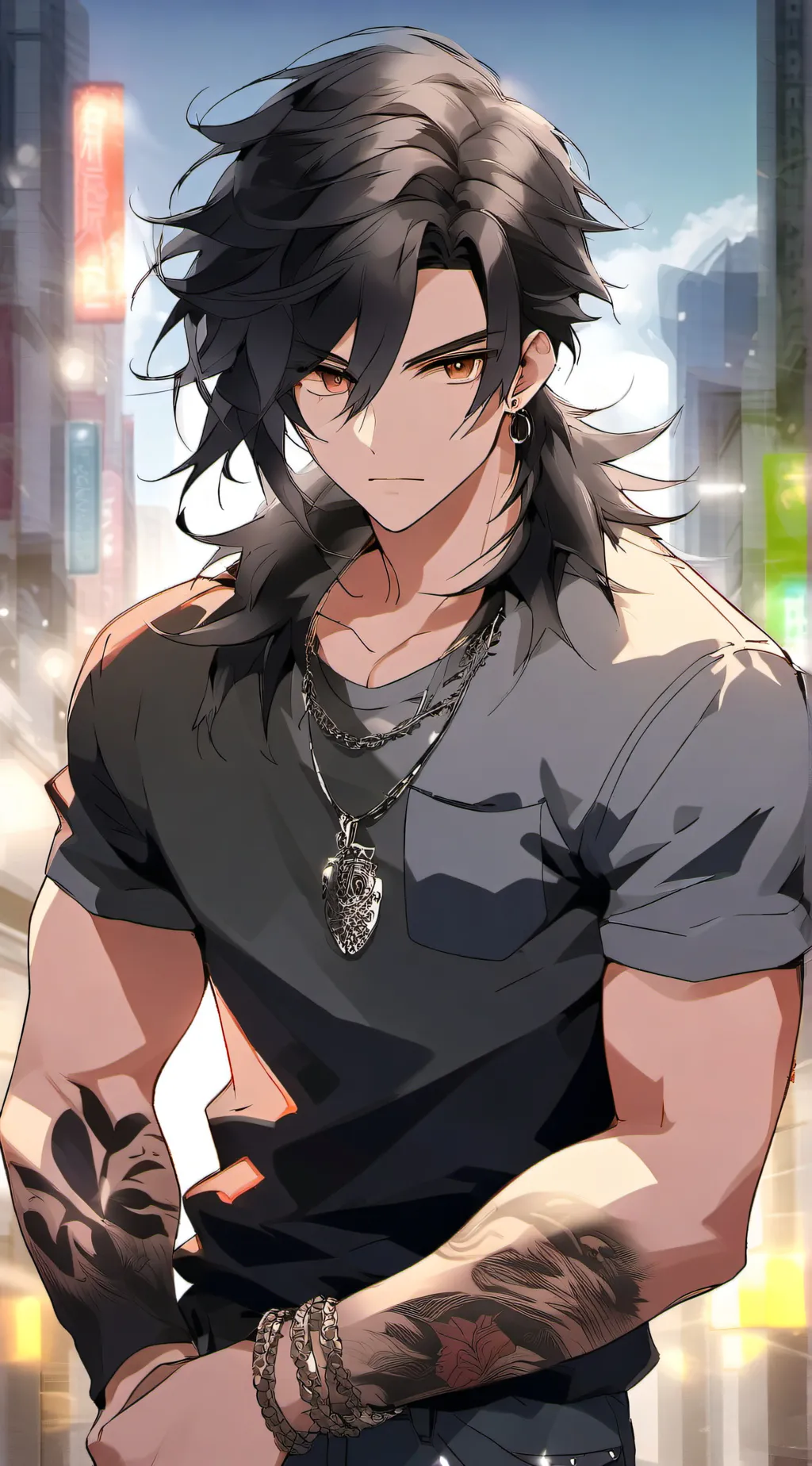 ai character: Chris background