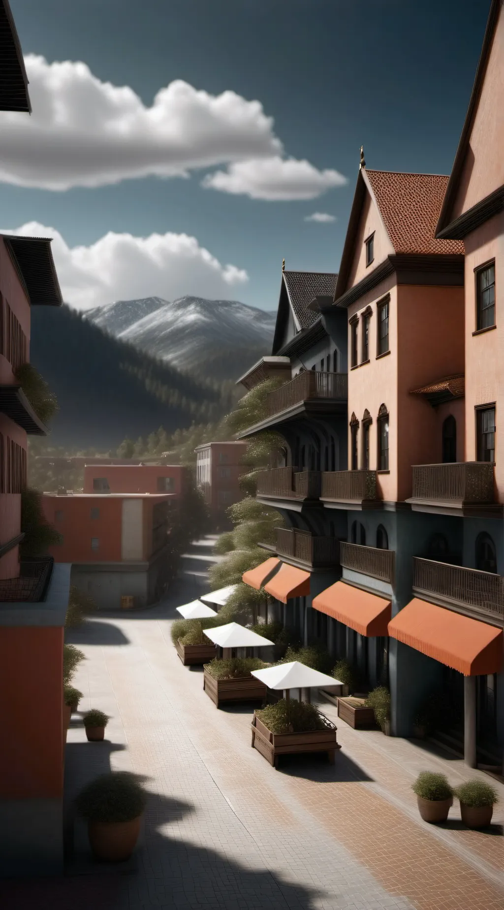 ai character: TOWN OF GLORY  background