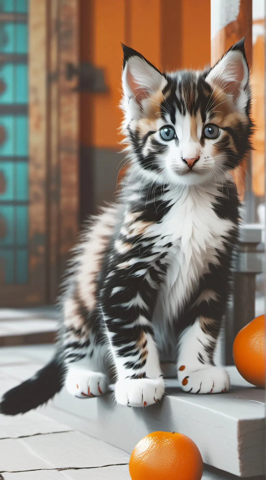 ai character: kitten background