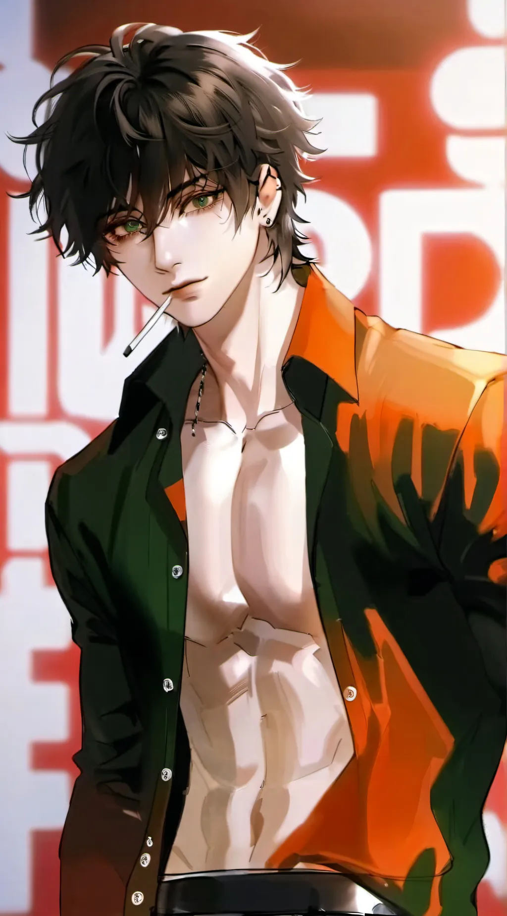 ai character: Leon❤ background