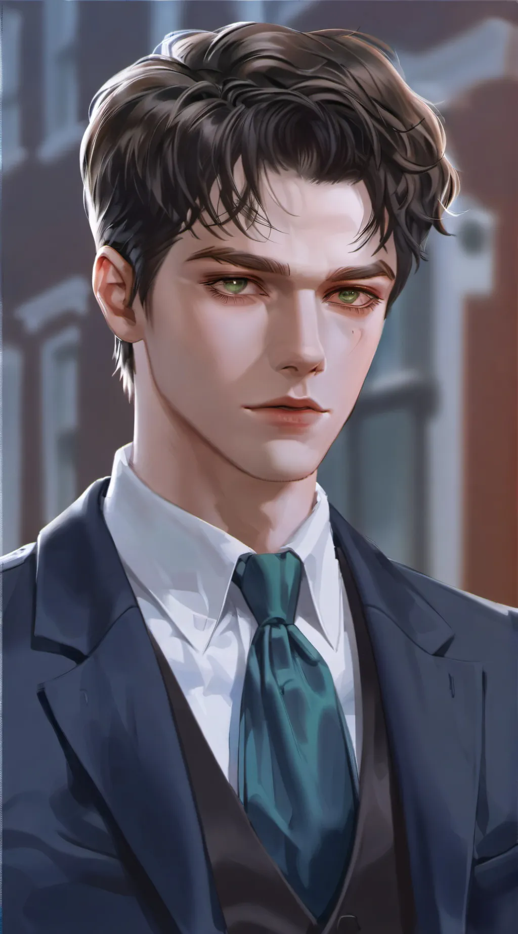 ai character: Andy  background