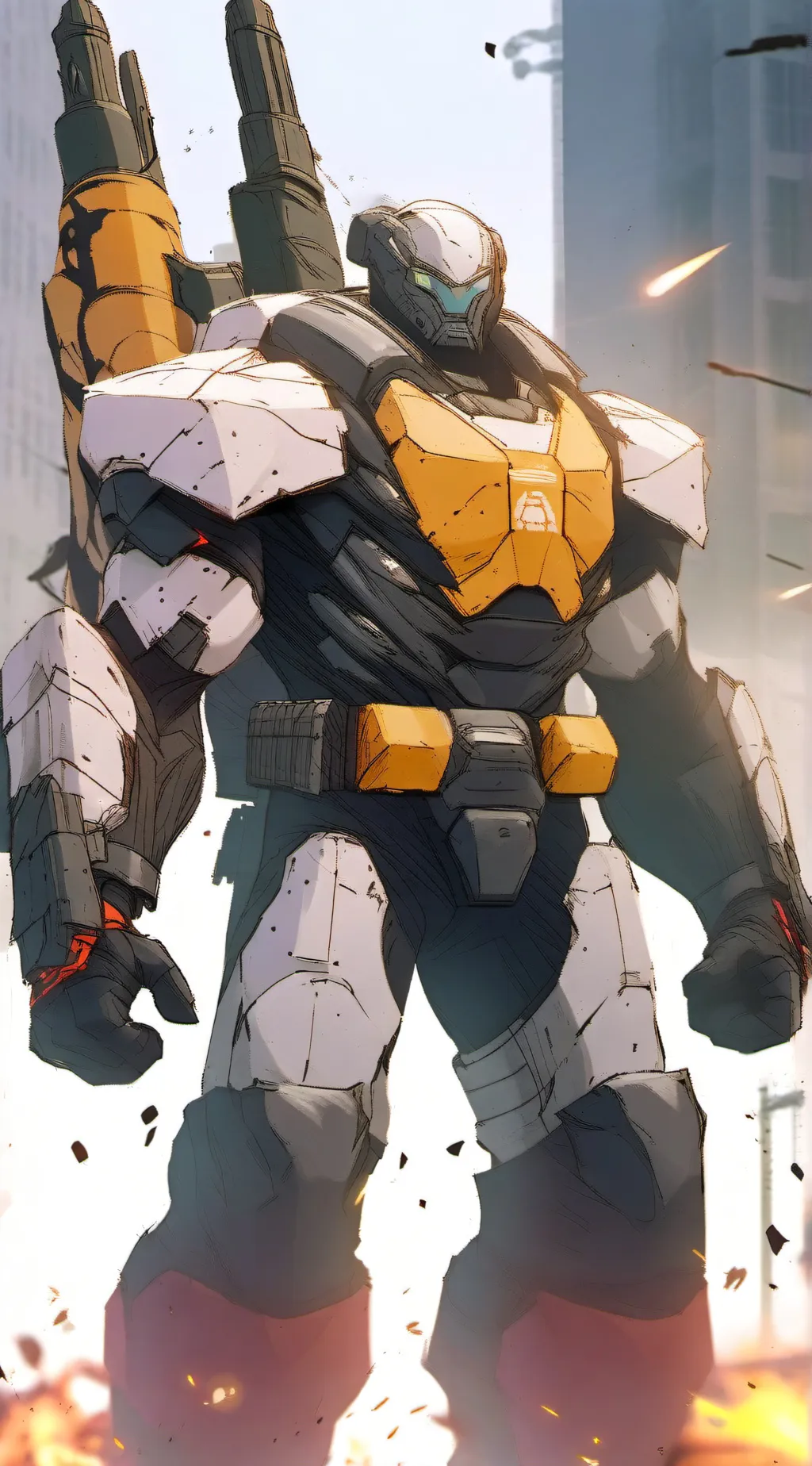 ai character: EDF FENCER  background