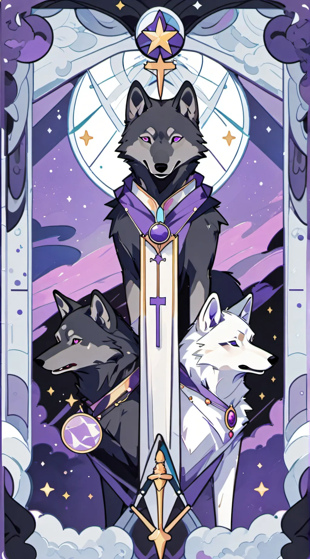 ai character: Wolf pack background