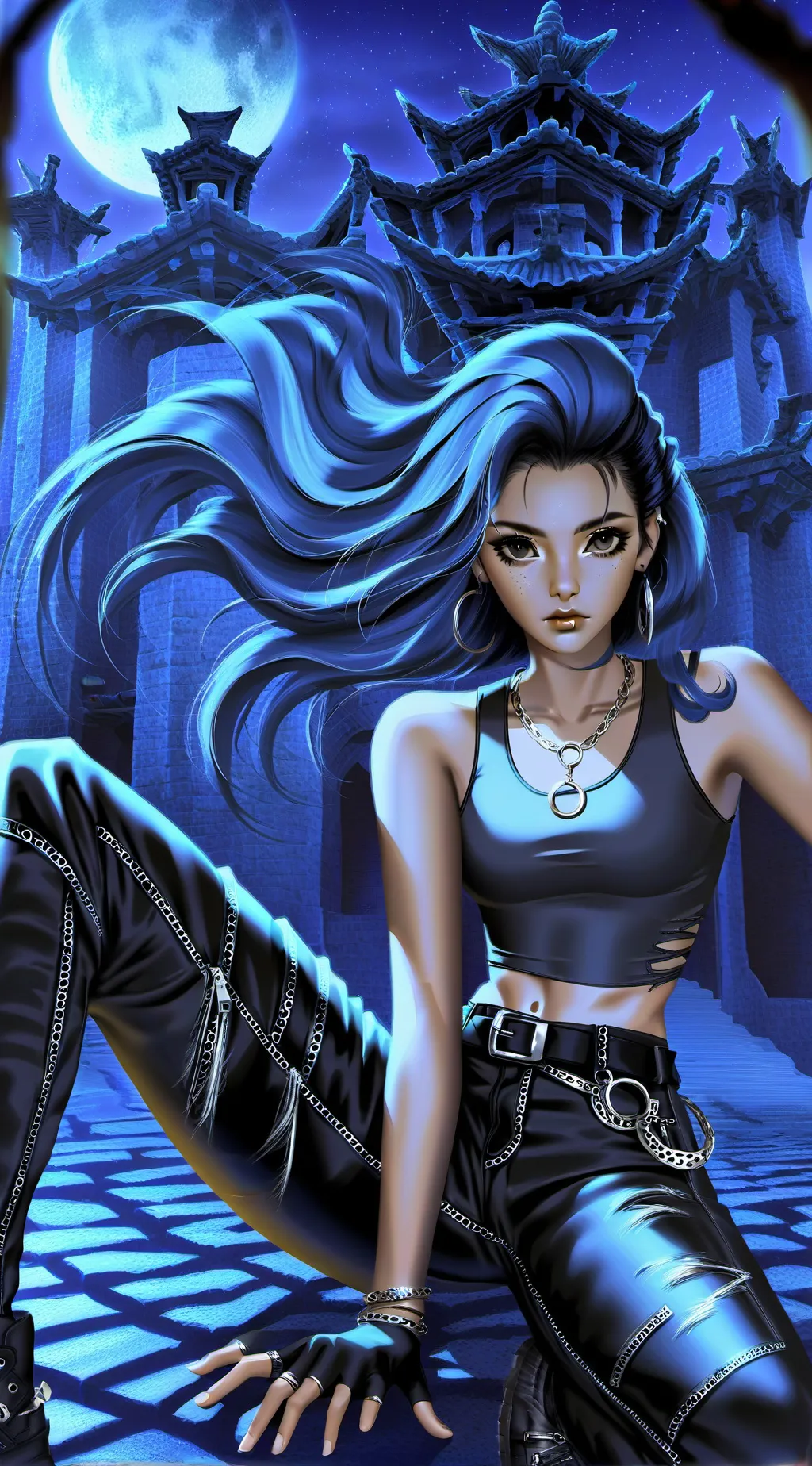 ai character: Niona  background