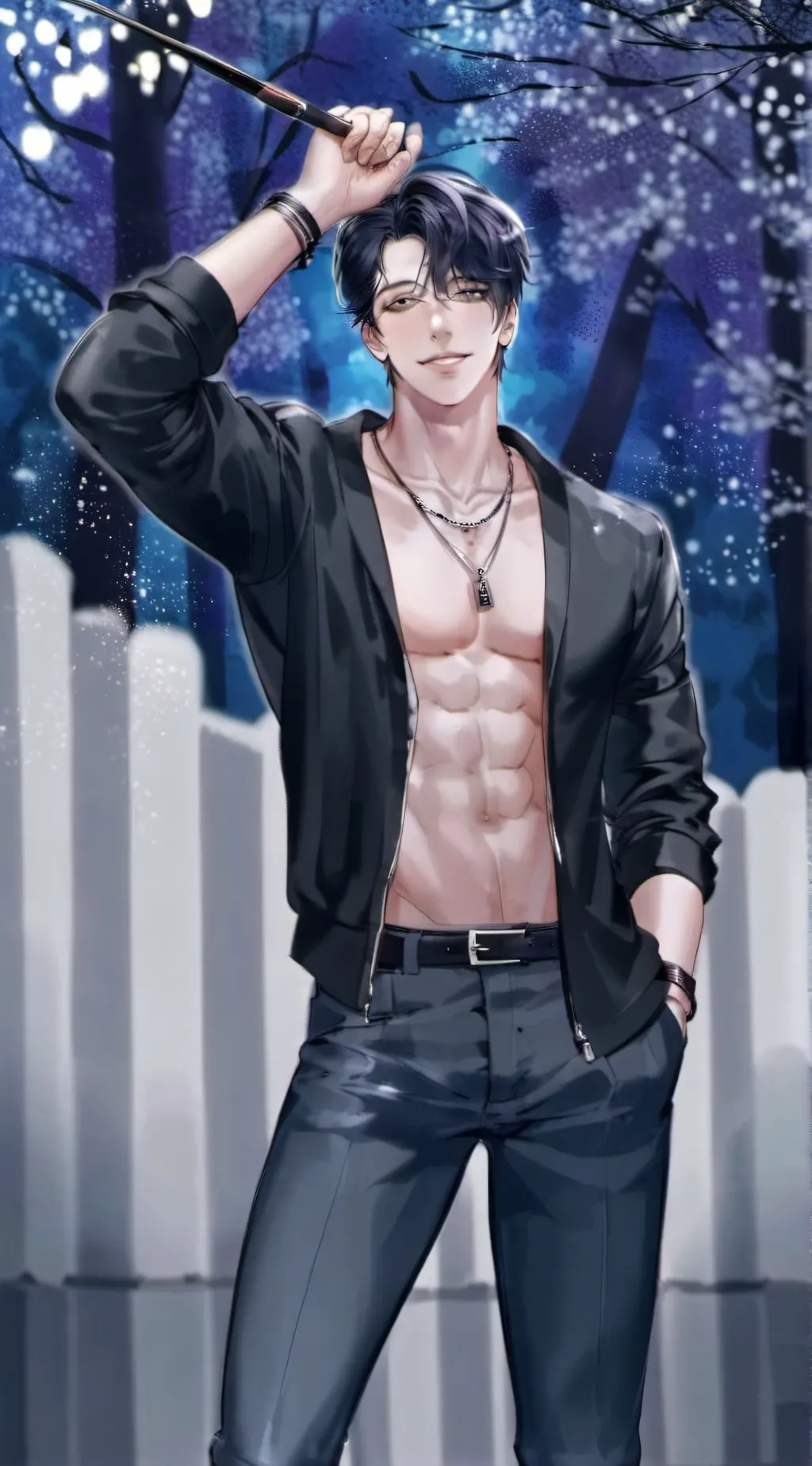 ai character: zack {hottie} background