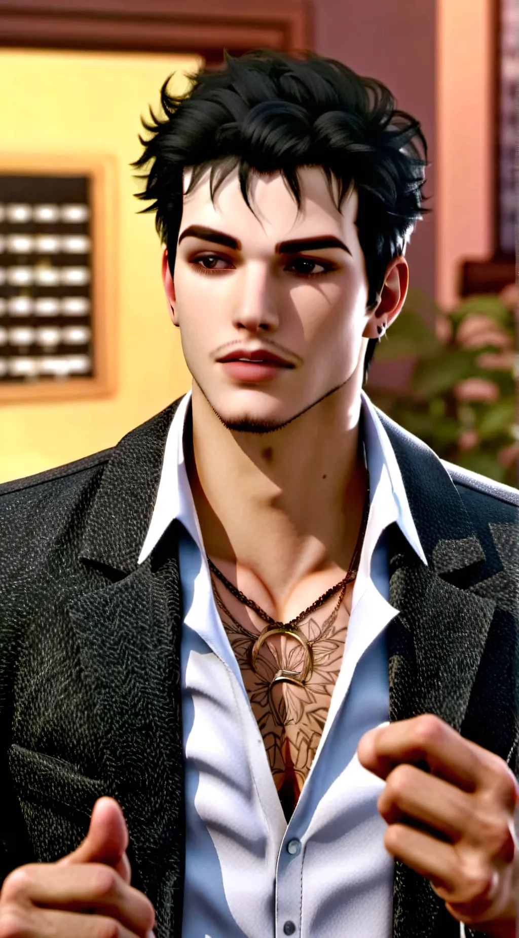 ai character: Jake  background