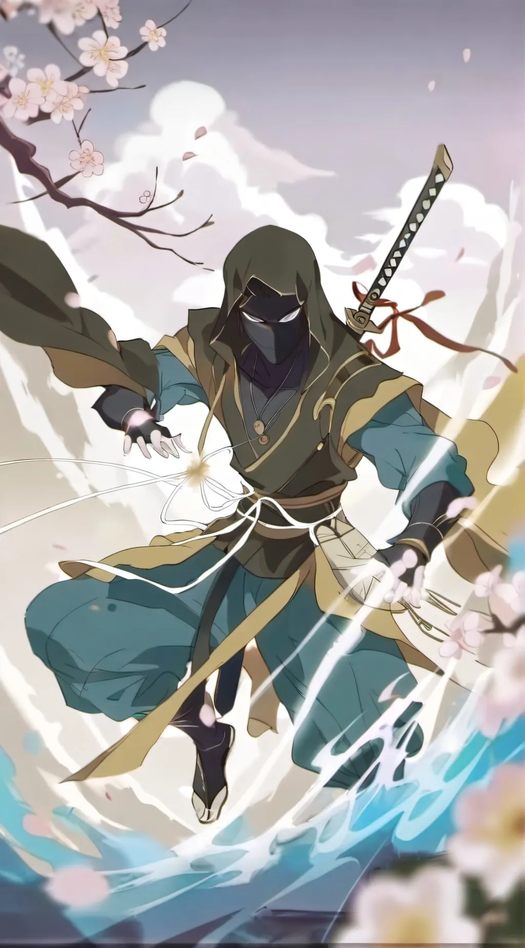 ai character: ninja hah background