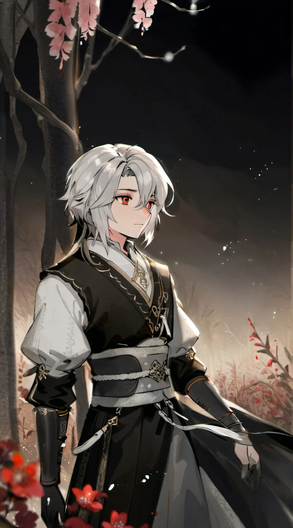 ai character: Arlechinno  background