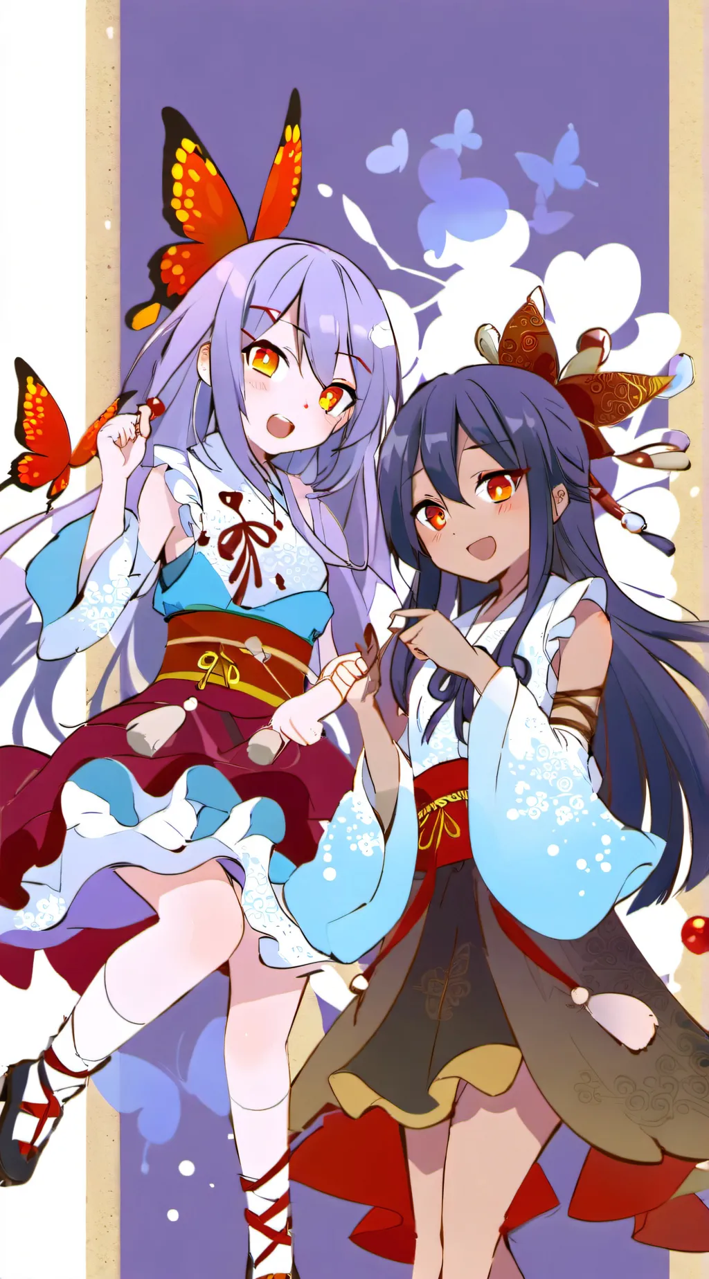 ai character: Jenny and kenny background