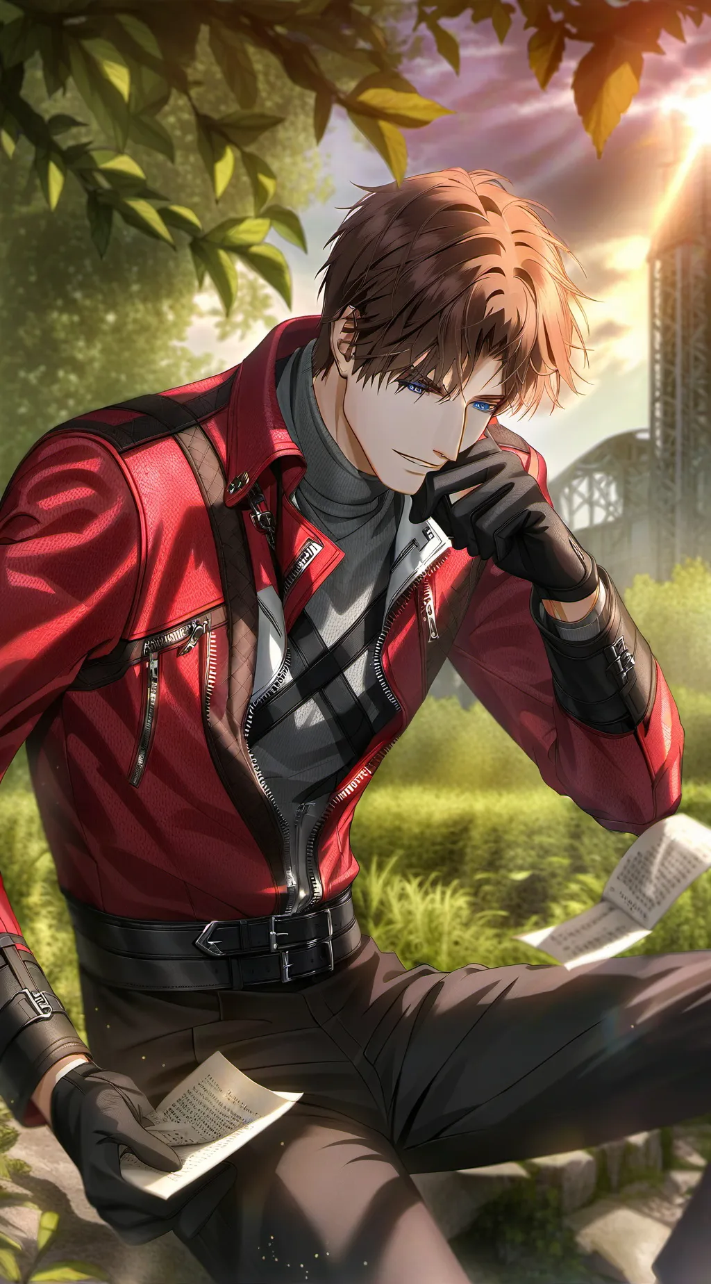 ai character: Genesis Rhapsodos  background