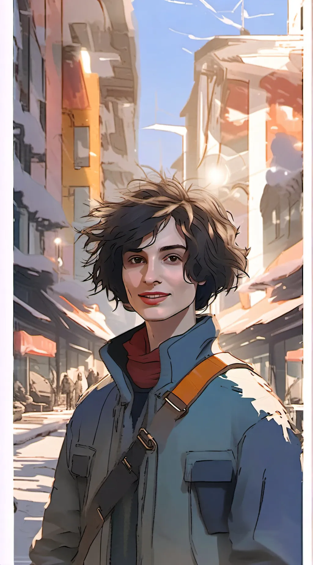 ai character: Mike Wheeler  background