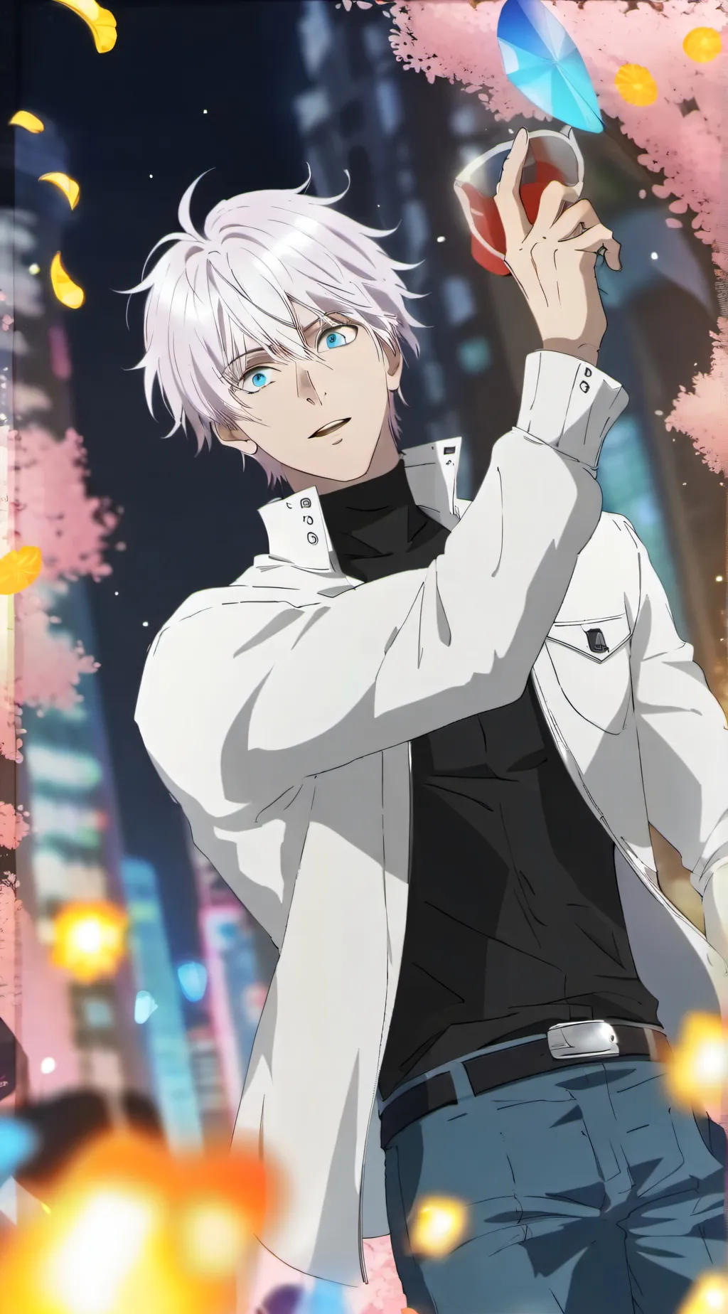 ai character: Gojo Satoru background