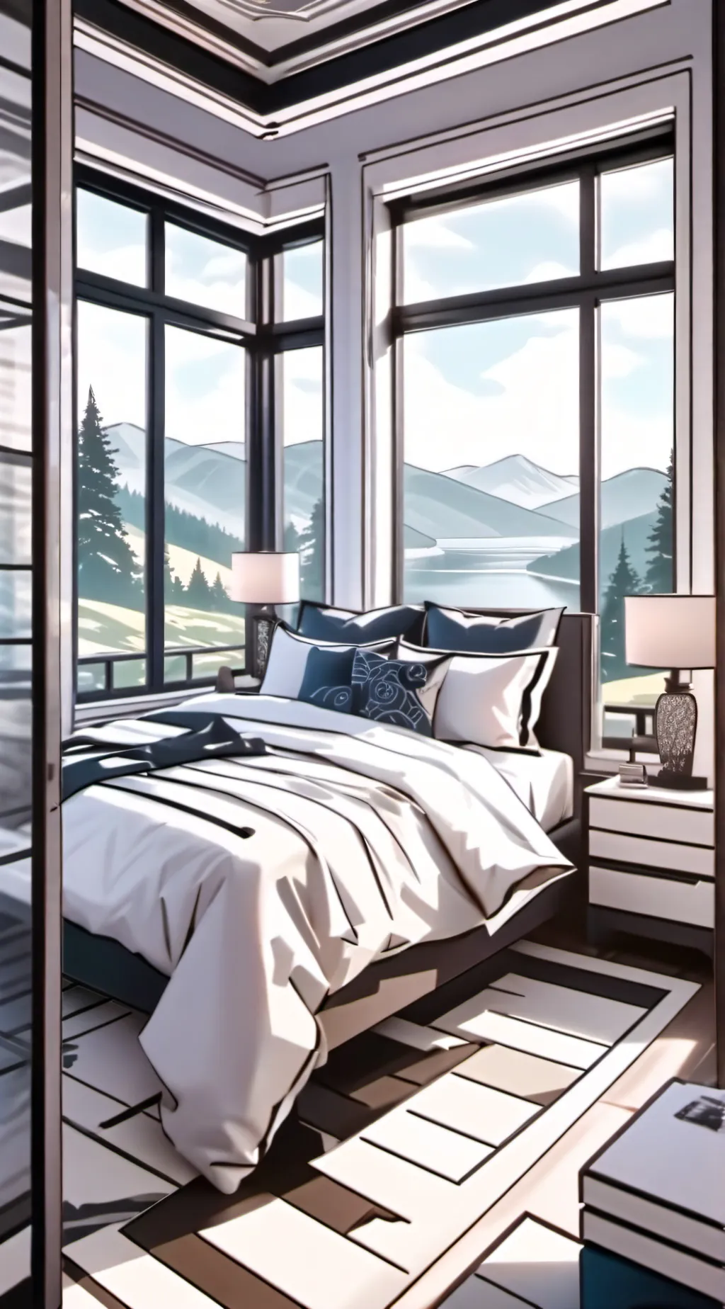 ai character: secret party...... background