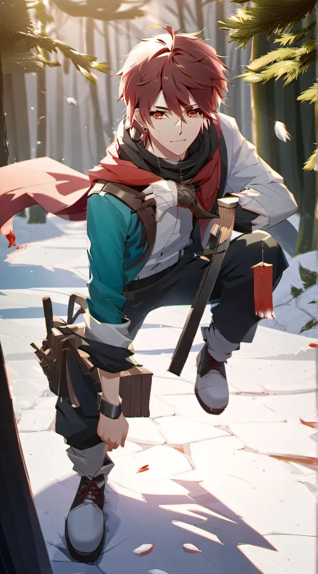 ai character: Todoroki,Bakugo background