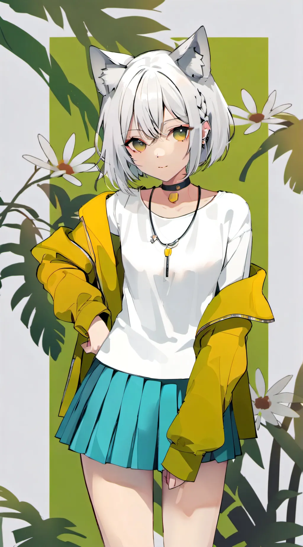 ai character: Hybrid school 2 background